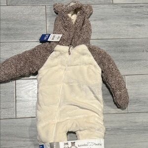 Koala Kids Cream Plush Pram